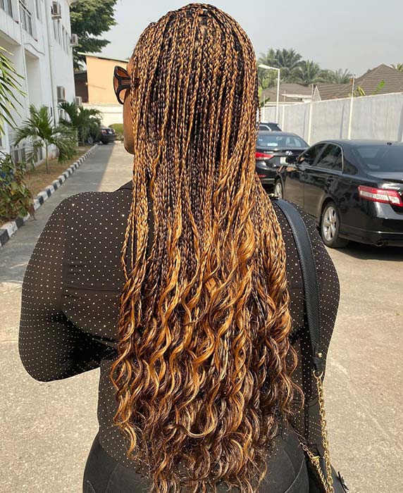Long Coppery Hair Idea