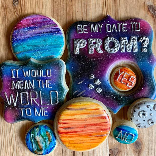 Out Of This World Cookies for Prom