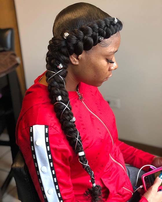 Pretty Braids with Cords and Cuffs