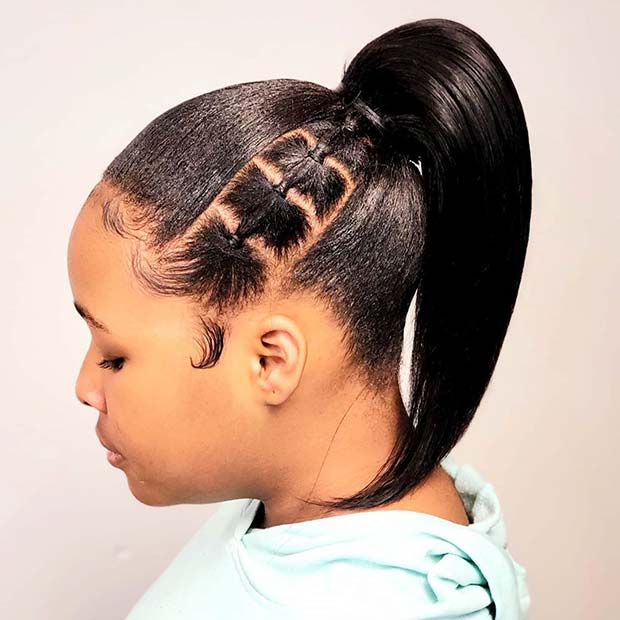 Easy Hairstyle with Rubber Bands