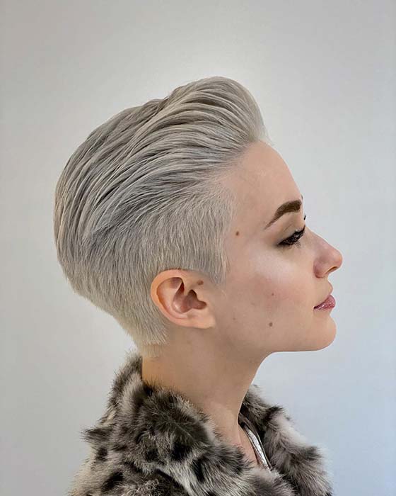 Trendy Short Haircut and Color