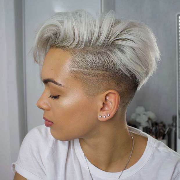 Edgy Pixie with an Undercut