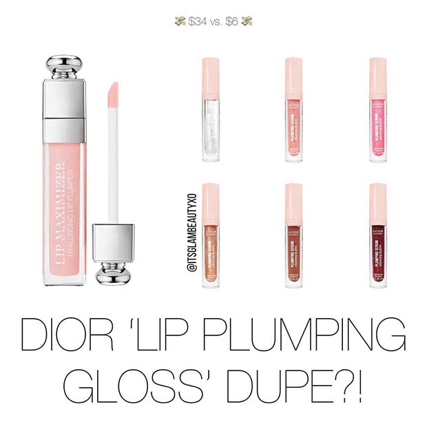 Dior Lip Plumping Gloss Dupe