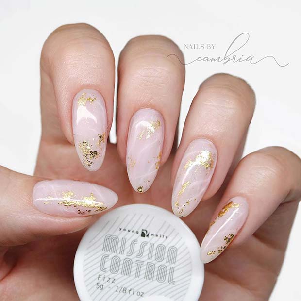 Glam Acrylic Almond Nails
