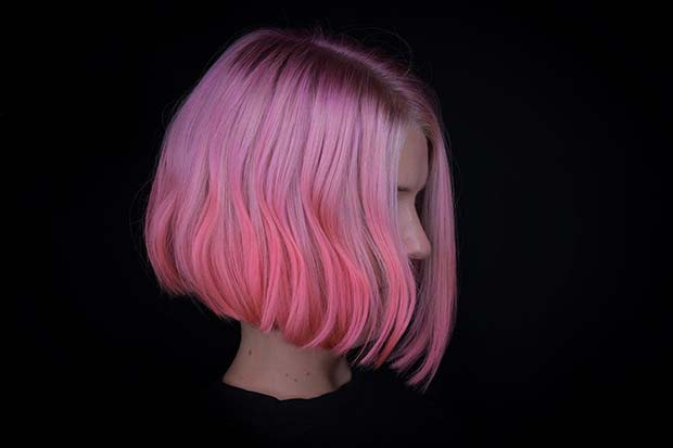 Bright Pink Hair Idea