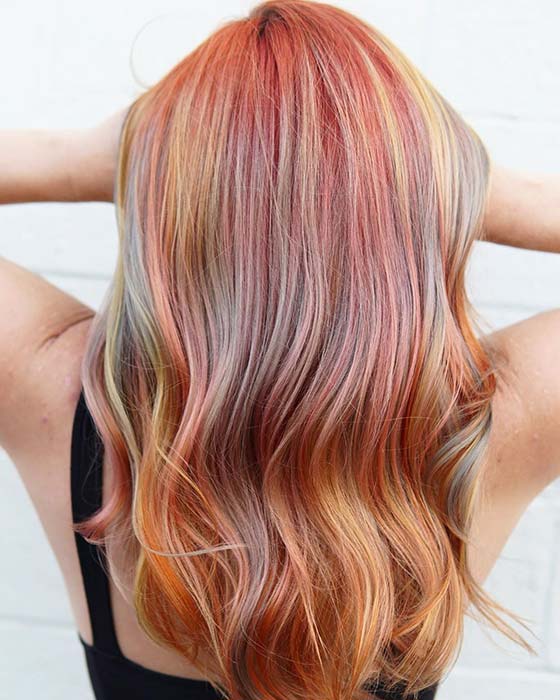 Pink and Multi Color Highlights