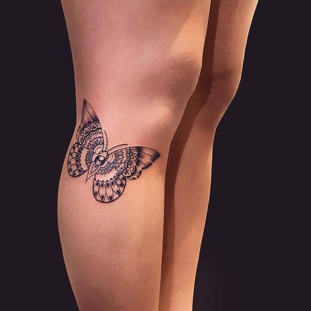 Pretty Leg Tattoo Idea