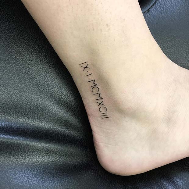 Small Ankle Tattoo