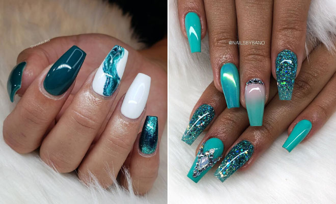 Teal Nail Designs We Can't Wait to Try