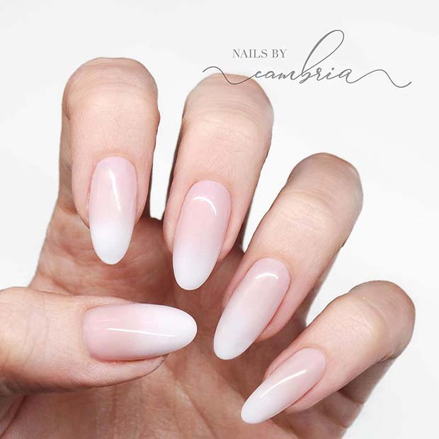 Elegant French Ombre Nails