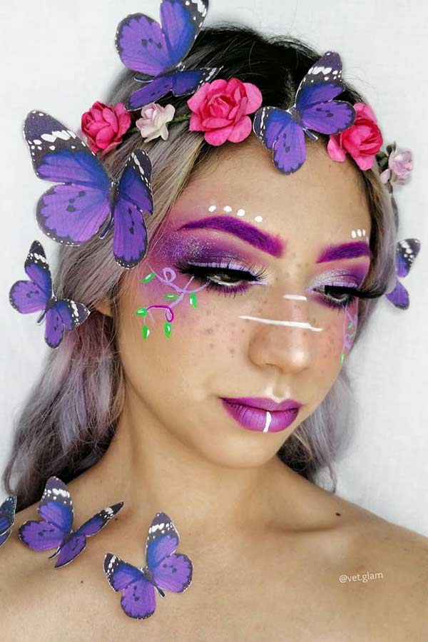 Butterfly Fairy Makeup Idea