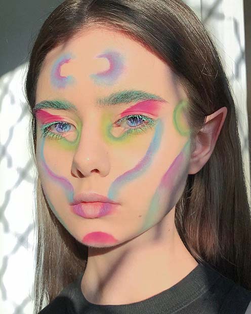 Colorful and Unique Makeup