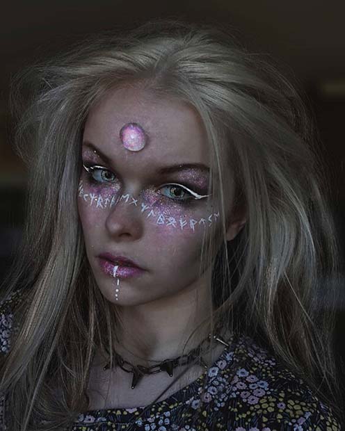 Dark and Mystical Fairy Makeup Idea