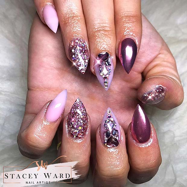 Gorgeous and Glam Mani