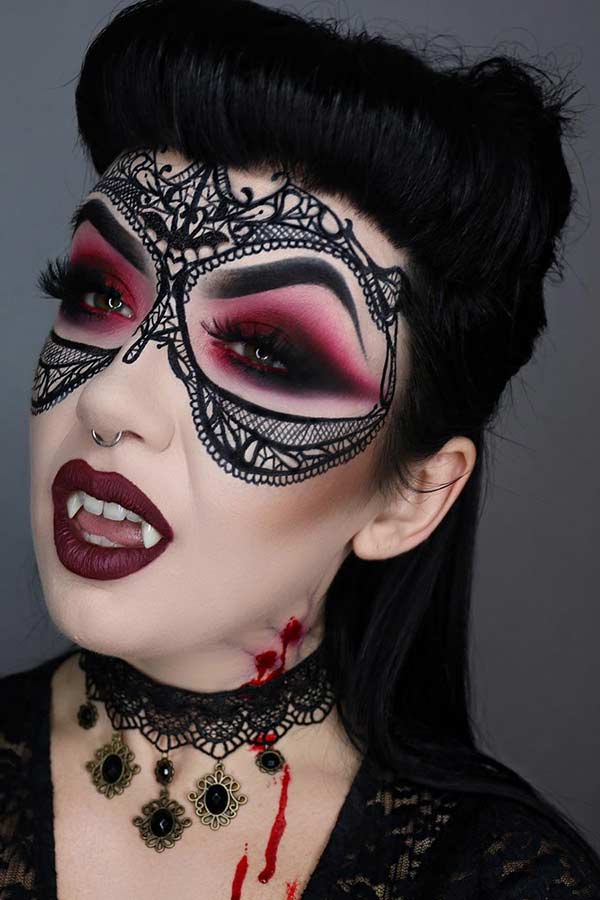 Gothic Vampire Makeup Idea