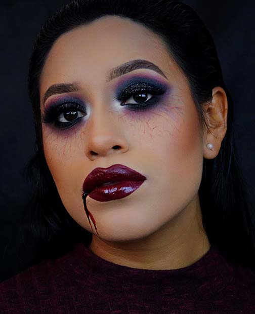 Vampy and Gothic Makeup