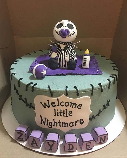 Welcome Little Nightmare Cake