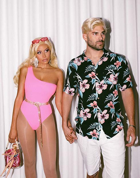 Barbie and Ken Couple's Costume Idea