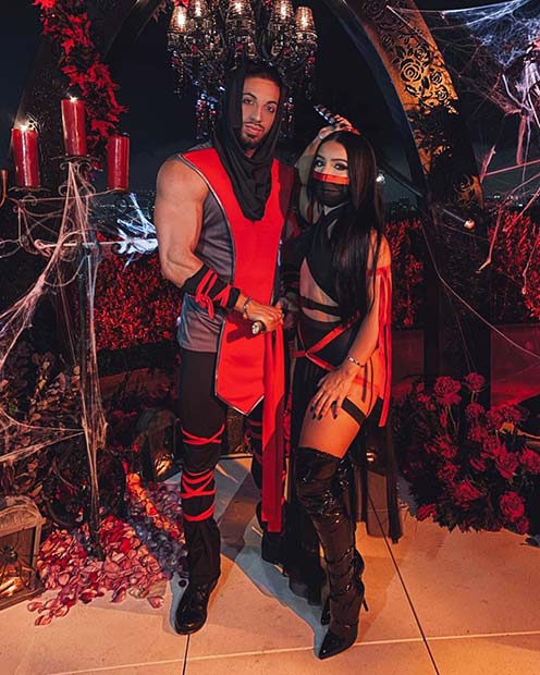 Ninja Couple Costumes for Halloween