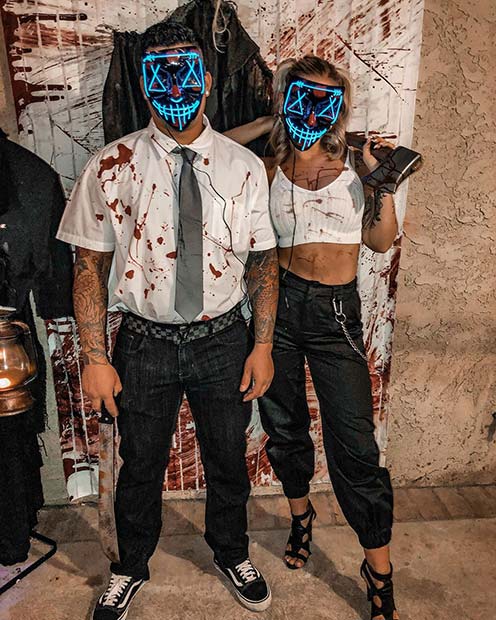 Couples Purge Costumes